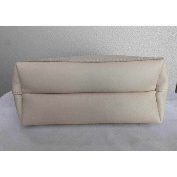 NEW Portland Leather Goods 'Almost Perfect' Mini Crossbody Tote Bone/Off White - Picture 7 of 11